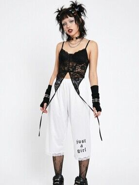 White Lace Bloomers